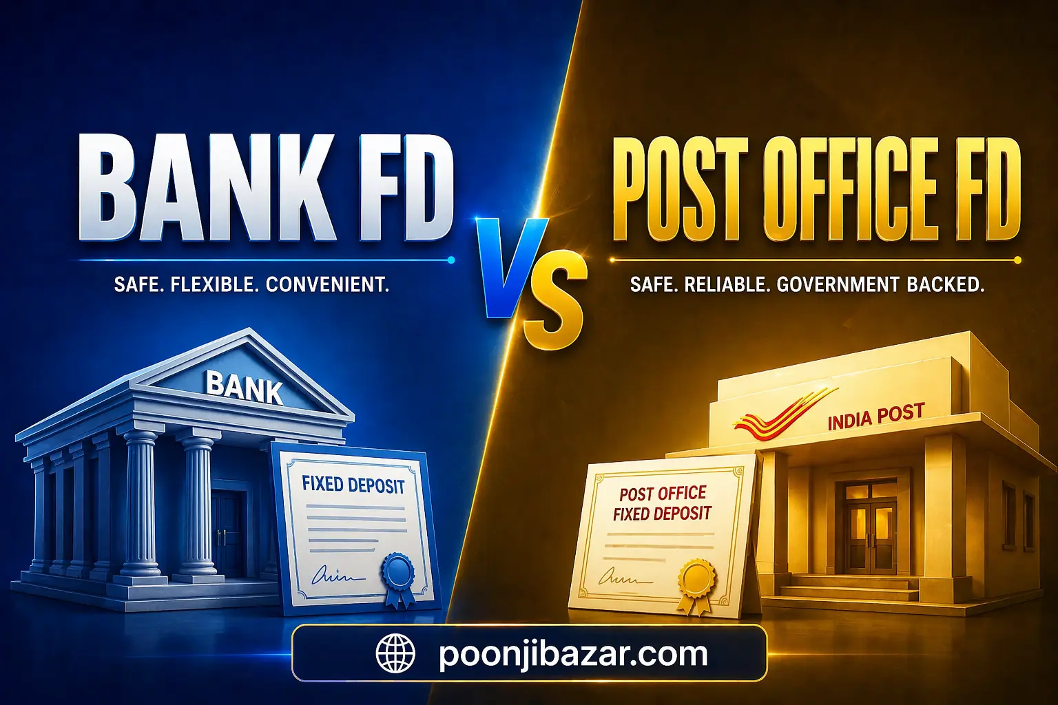 Bank FD vs Post Office FD