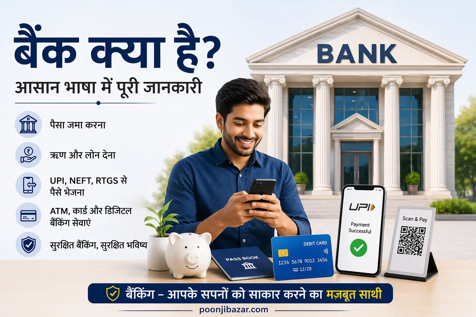 Bank Meaning in Hindi