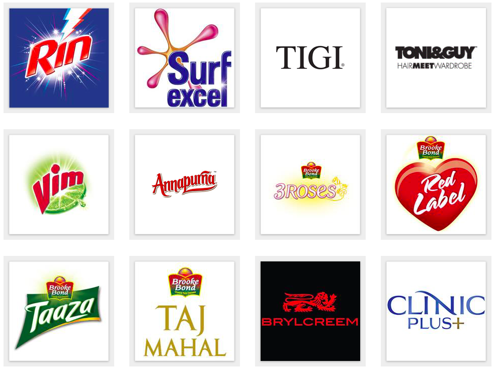 हिंदुस्तान यूनिलीवर के ब्रांड Brands of Hindustan Unilever