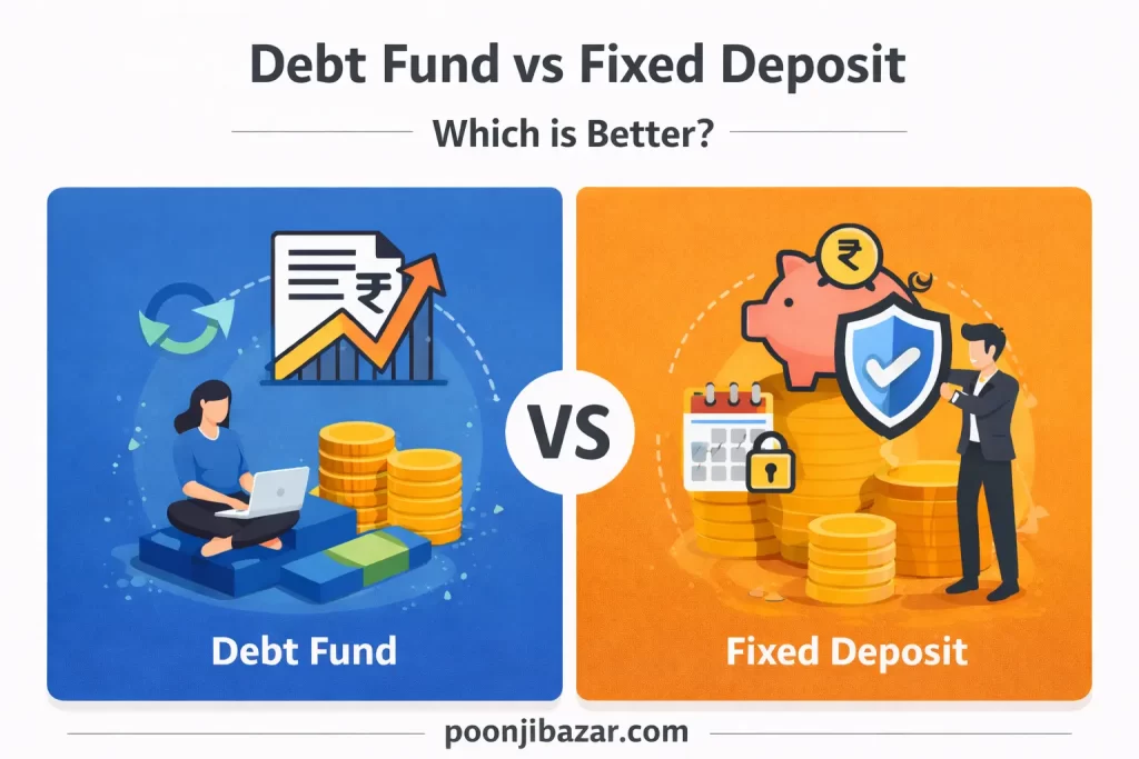 Debt funds vs fixed deposits comparison